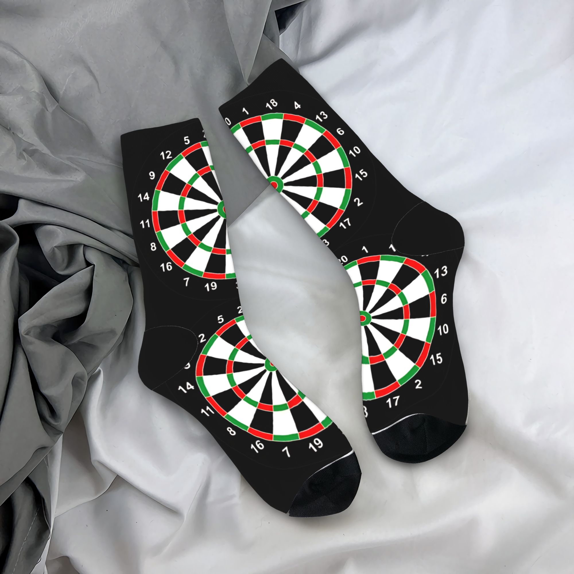 Board Game Youtube - Chaussettes de sport antidérapantes pour hommes,