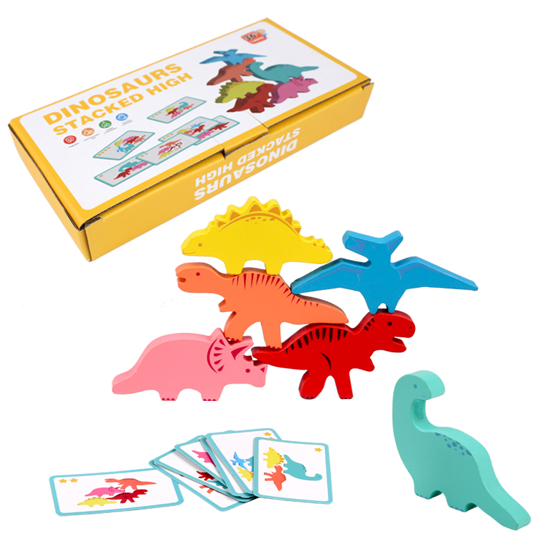 Board Game With Questions - Blocs d'équilibre en bois, jouets pour
