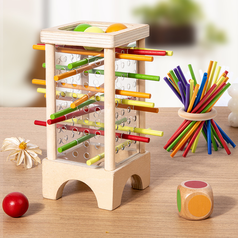 Board Game With Questions - Jeu de société en bois, jouets
