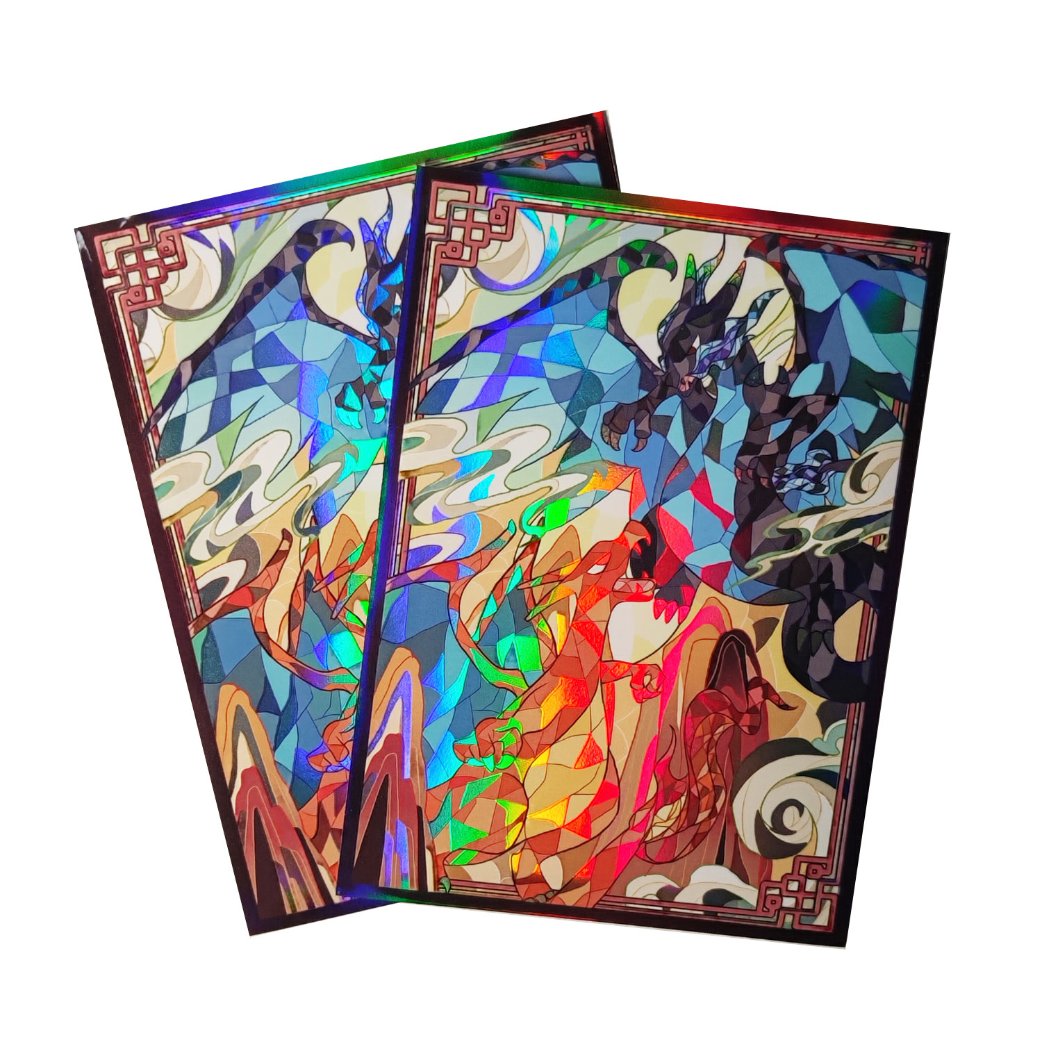 Board Game Illustrator - Protège-Cartes Holo de 60ct, 66x91mm, Protection