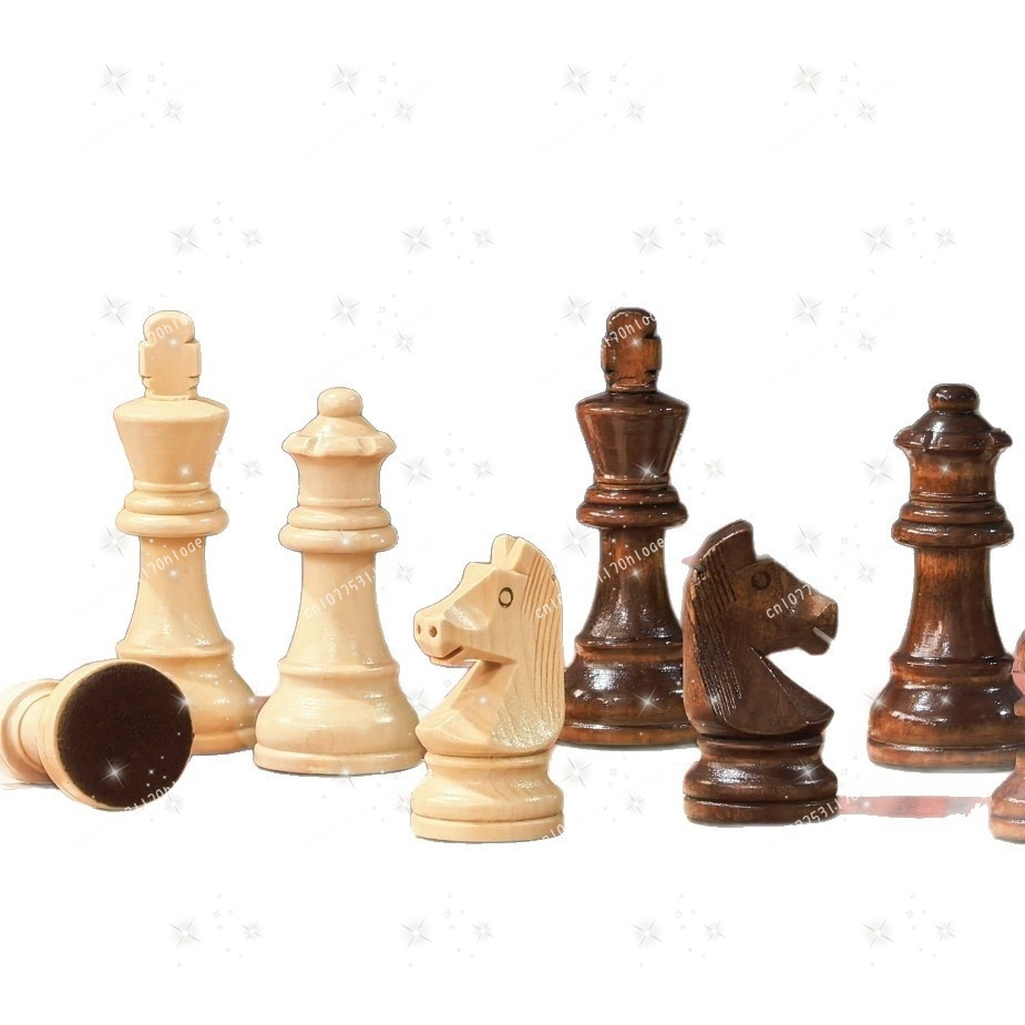 Chess Set Wooden - Grandes pièces d'échecs en bois de