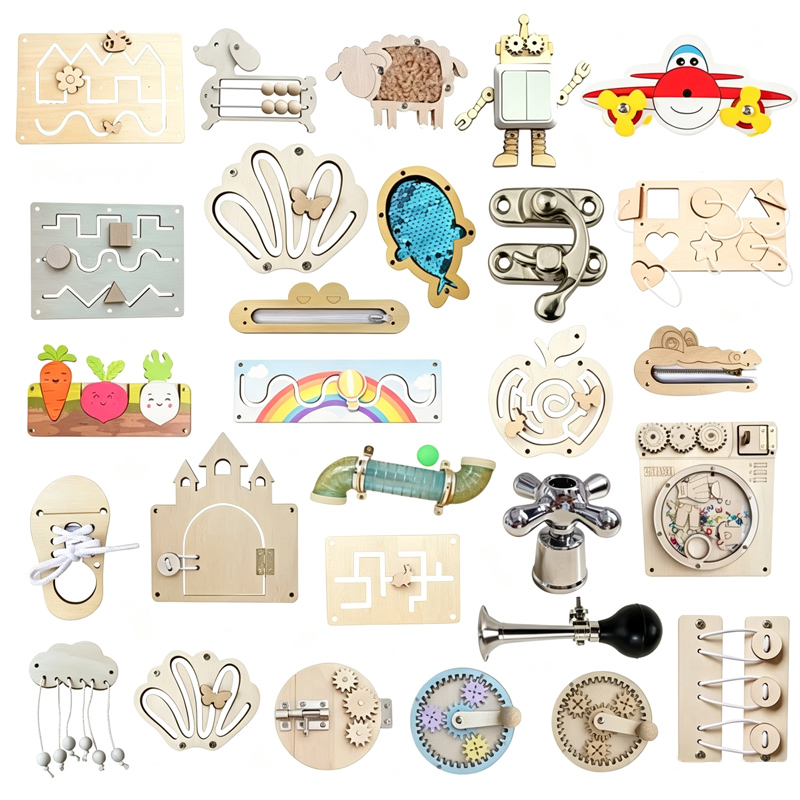 Board Game Idea - Planche d'Activités Montessori pour Enfant, Accessoires