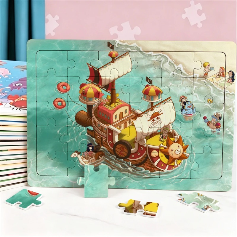 Board Game Diy - 30 pièces Puzzle One Piece Personnages