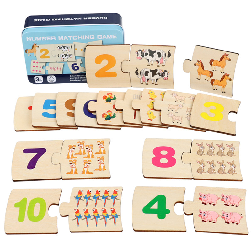 Board Game With Questions - Boîte en fer pour enfants, illumination