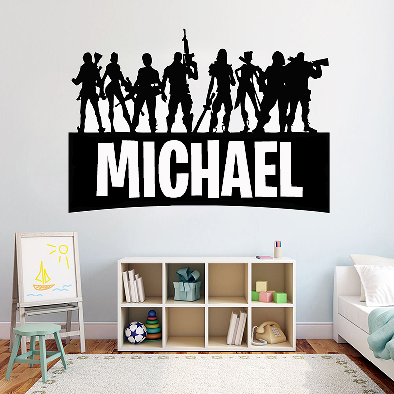 Board Game Movie - Jeu Gamer personnalisé nom décor Mural