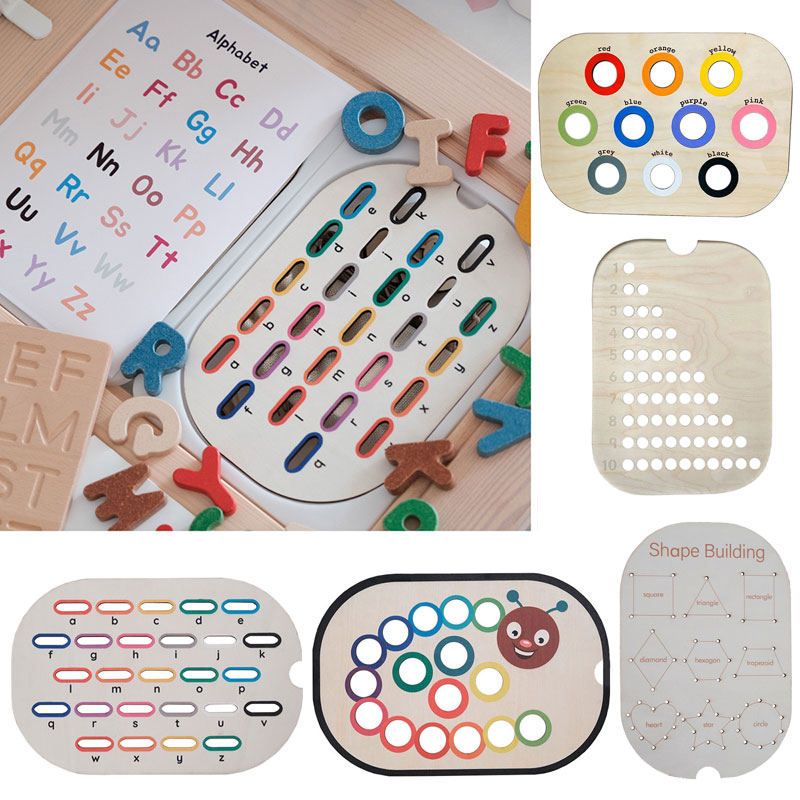 Board Game With Questions - Jeux Montessori pour enfants, entraînement au