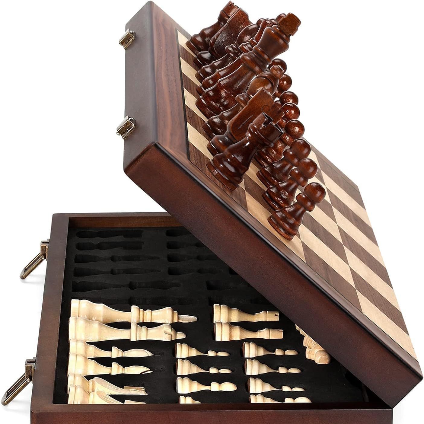 Jeu d'échecs en placage de boi - Chess Set Wooden avis et prix