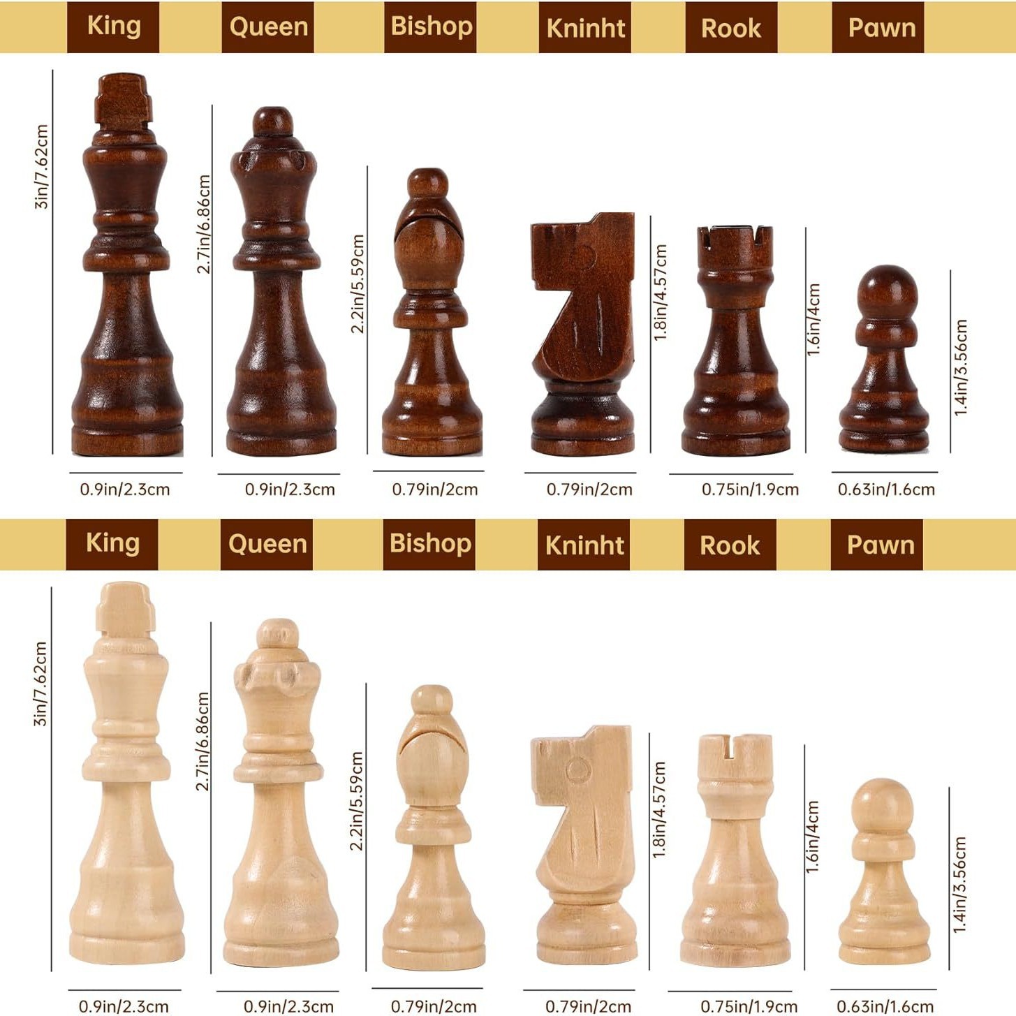 Jeu d'échecs en placage de boi - Chess Set Wooden avis et prix