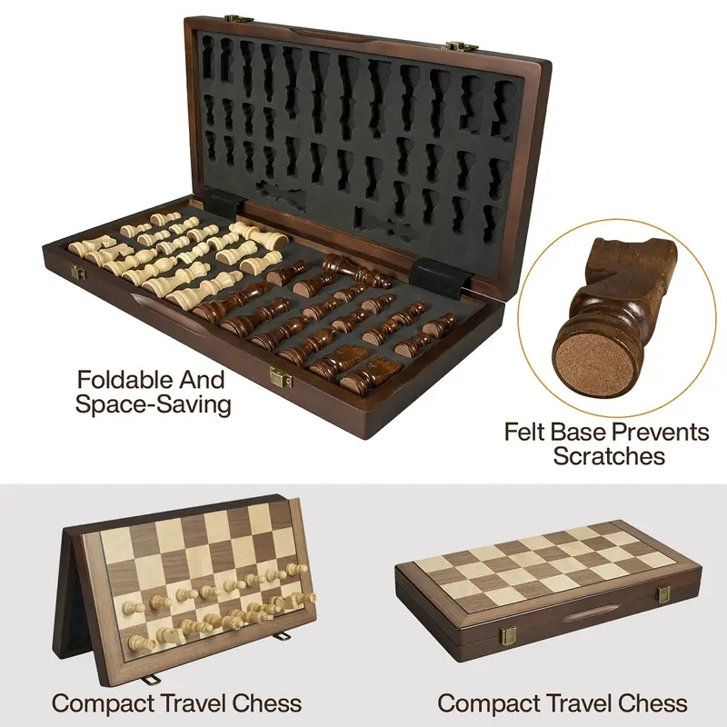 Jeu d'échecs magnétiques en bo - Magnetic Travel Chess avis et prix