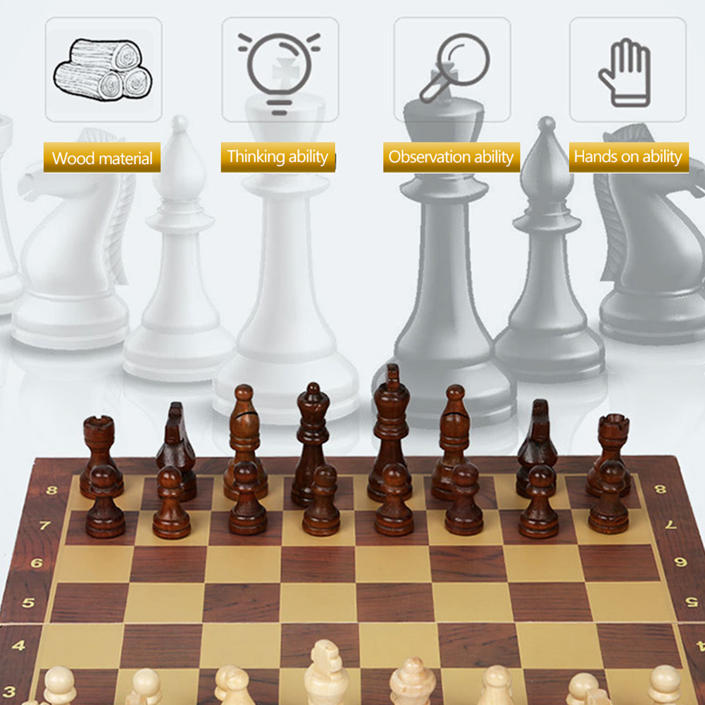 Grand échiquier en bois pour d - Chess Set Wooden avis et prix