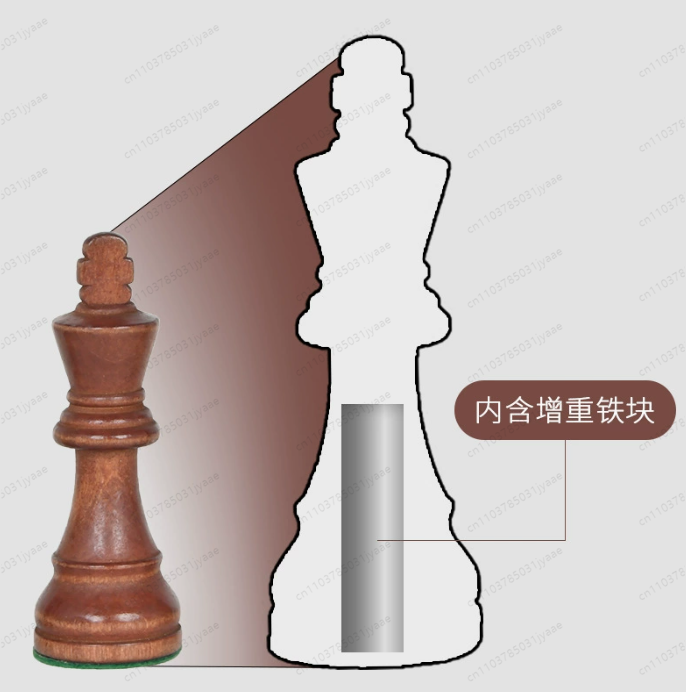 Jeu d'échecs en bois lesté de  - Chess Set Wooden avis et prix