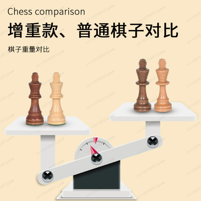 Jeu d'échecs en bois lesté de  - Chess Set Wooden avis et prix