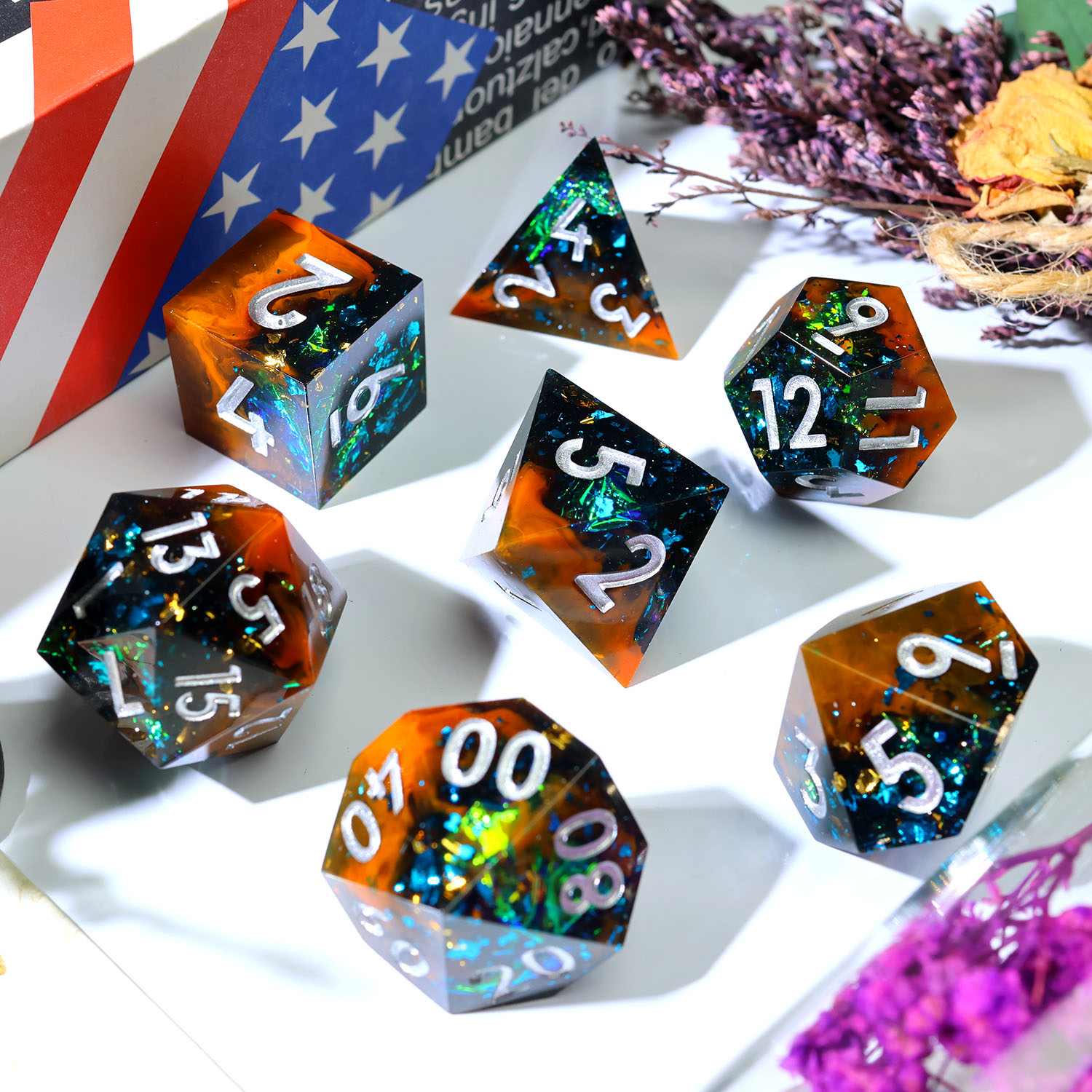 Ensemble de dés en résine fait - Board Game Roleplay avis et prix