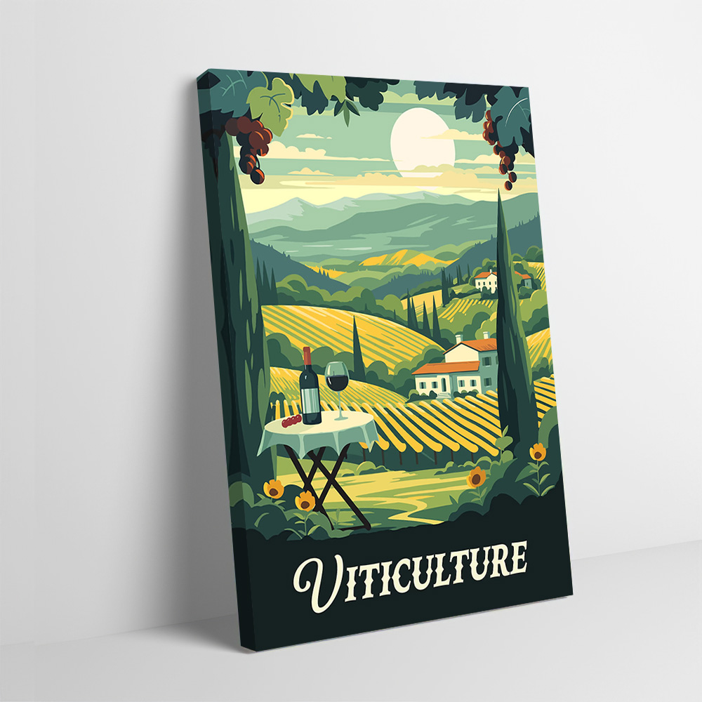 Affiche imprimée inspirée du j - Board Game Viticulture avis et prix