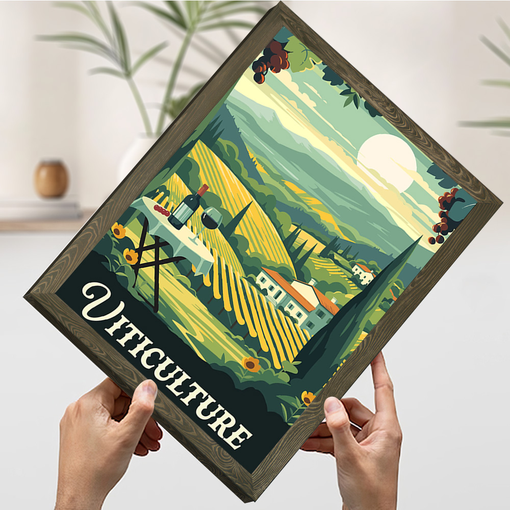 Affiche imprimée inspirée du j - Board Game Viticulture avis et prix