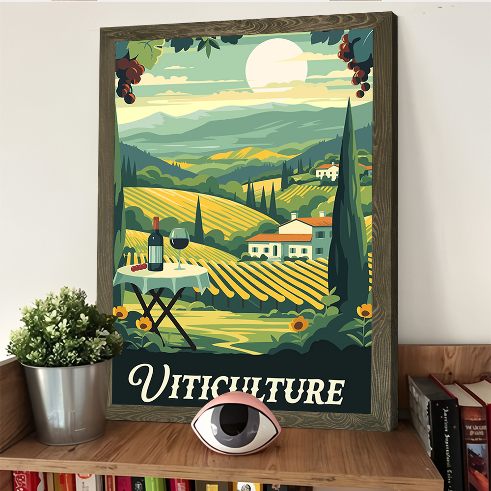 Affiche imprimée inspirée du j - Board Game Viticulture avis et prix