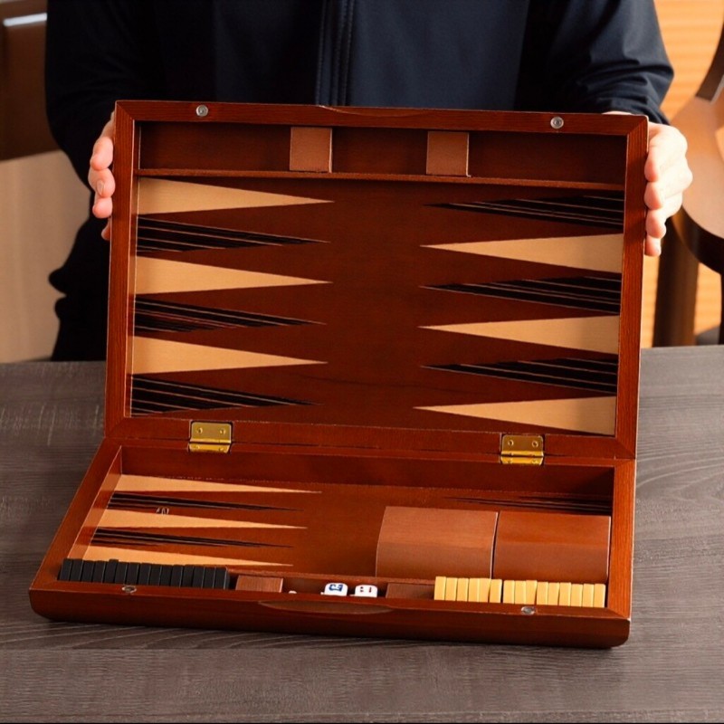 Jeu de backgammon en bois mass - Magnetic Travel Chess avis et prix