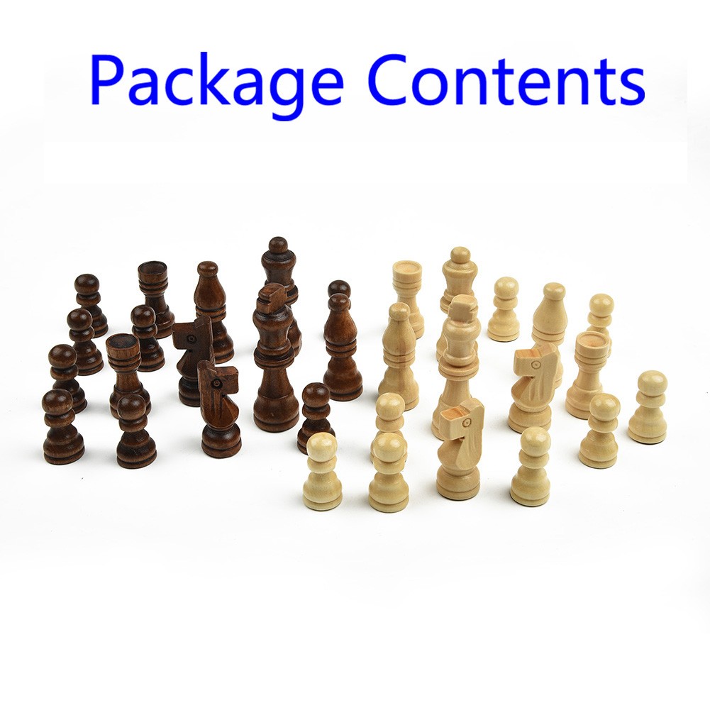Jeu d'échecs en bois de 32 piè - Chess Set Wooden avis et prix
