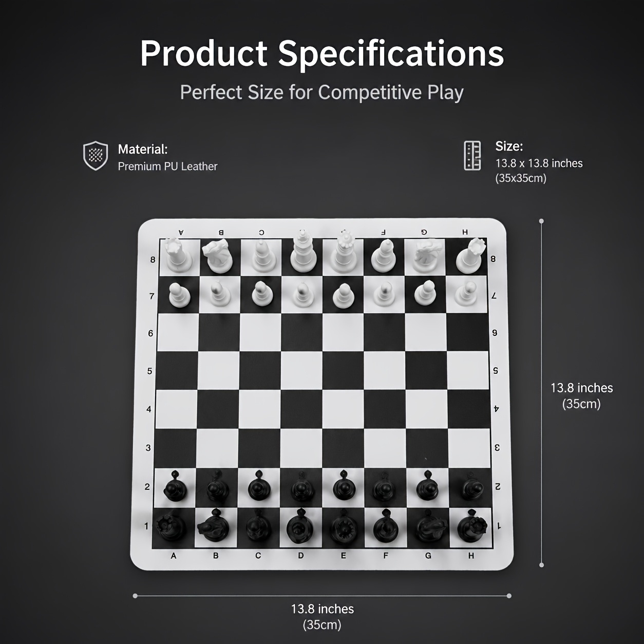 Jeu d'échecs pliable de 35 cm/ - Magnetic Travel Chess avis et prix