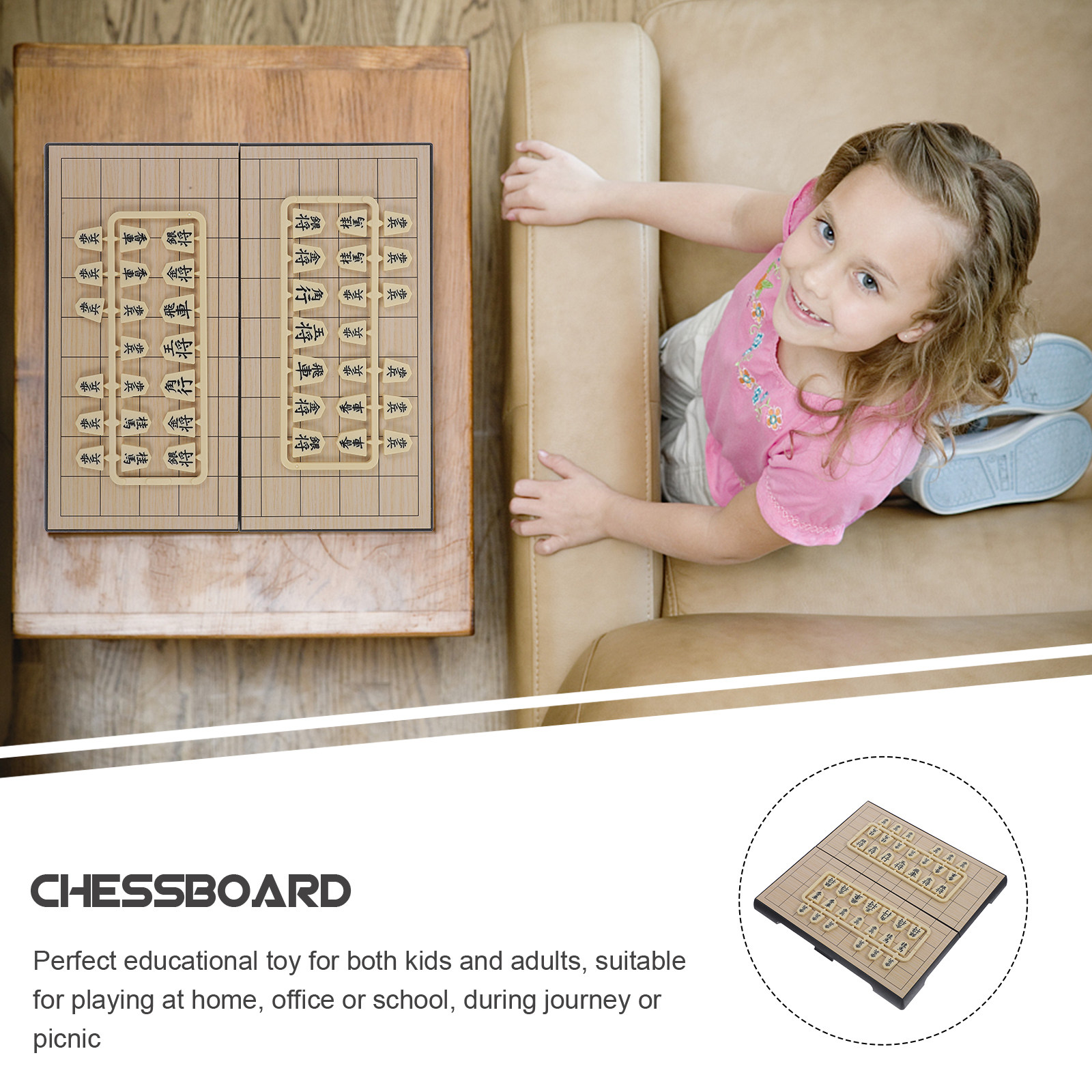 1 pièce Jeu d'échecs japonais  - Magnetic Travel Chess avis et prix