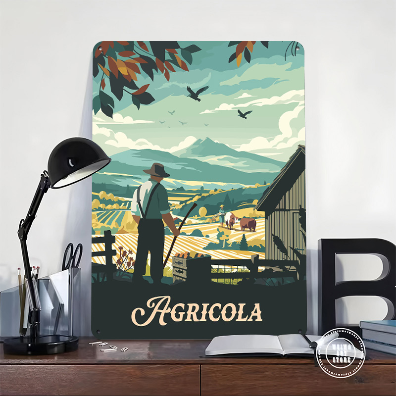 Affiche métallique 3D texturée - Board Game Illustrator avis et prix